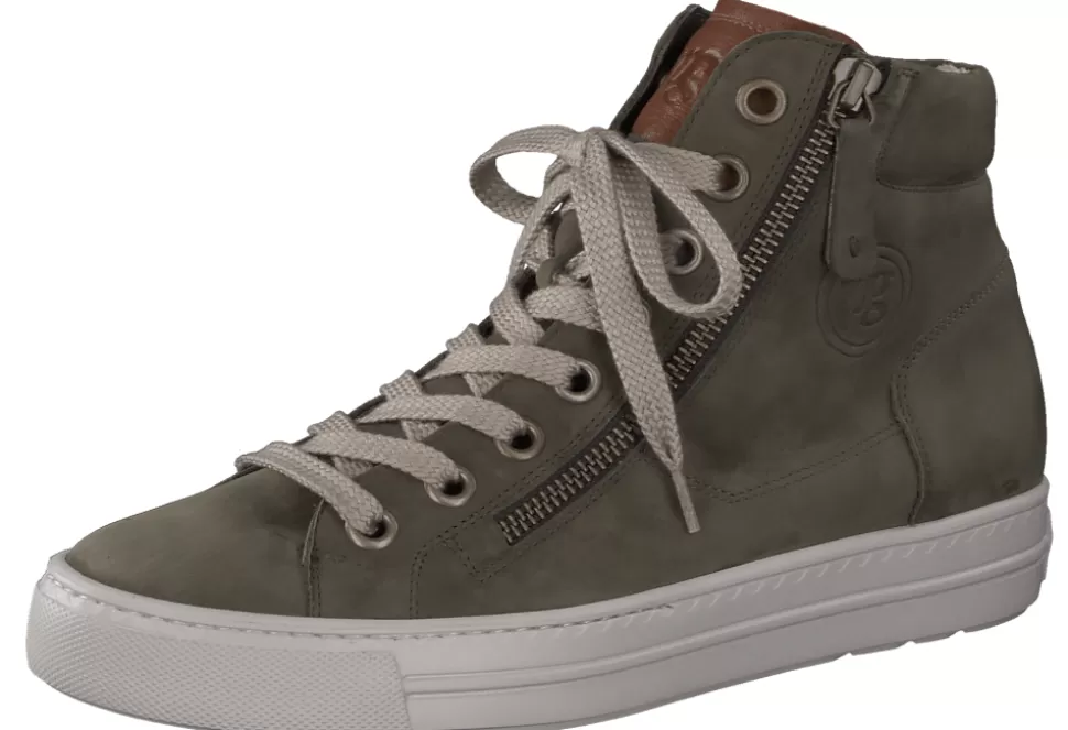 Women Paul Green Casual-4024-102 Pebble Hi-Top Boot