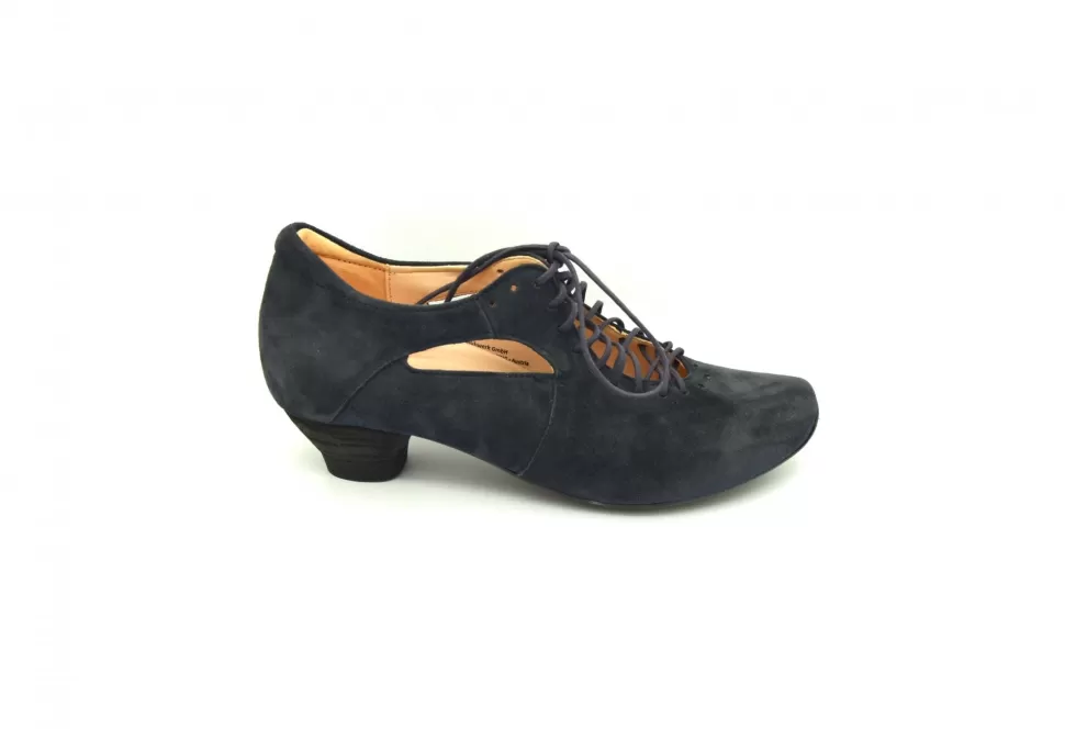 Women Think! Comfort-Aria Lace Up Court Shoe