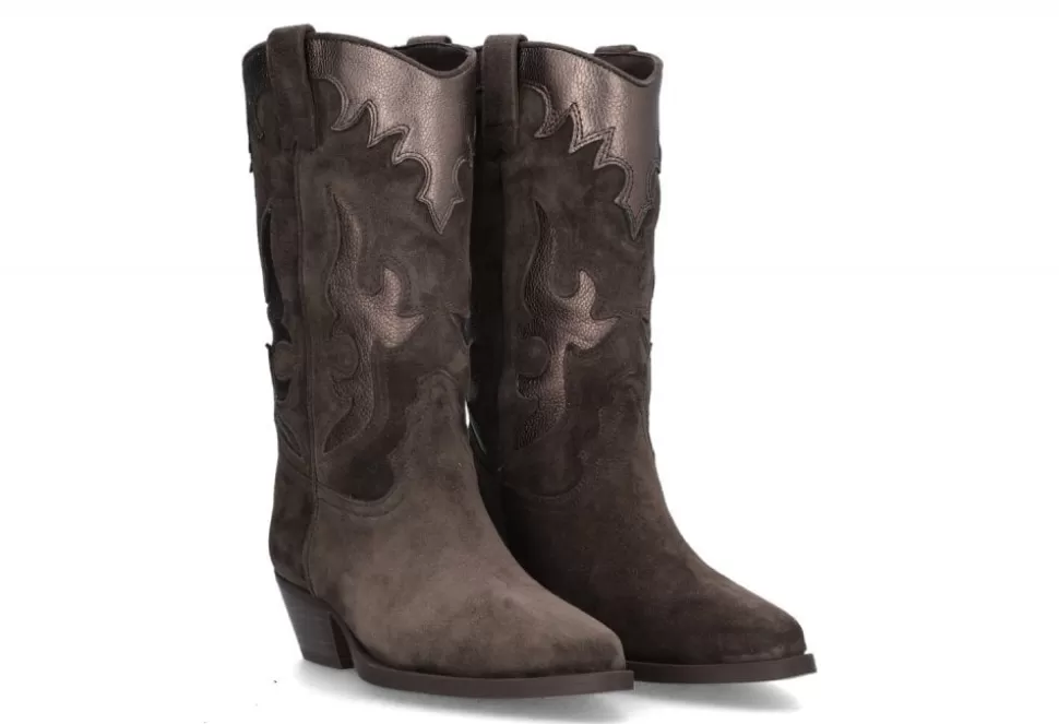 Women Alpe Boots-Austin Cowboy Boot