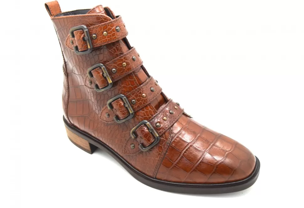 Women Paul Green Boots-Biker Style Ankle Boot