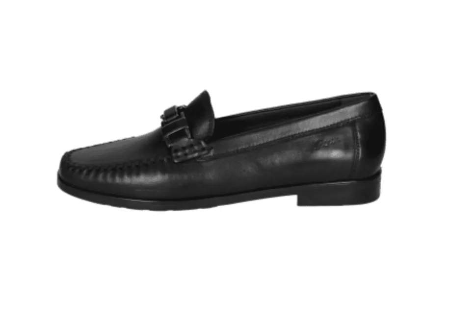 Women Sioux Casual-Cambria Chained Smooth Leather Loafer