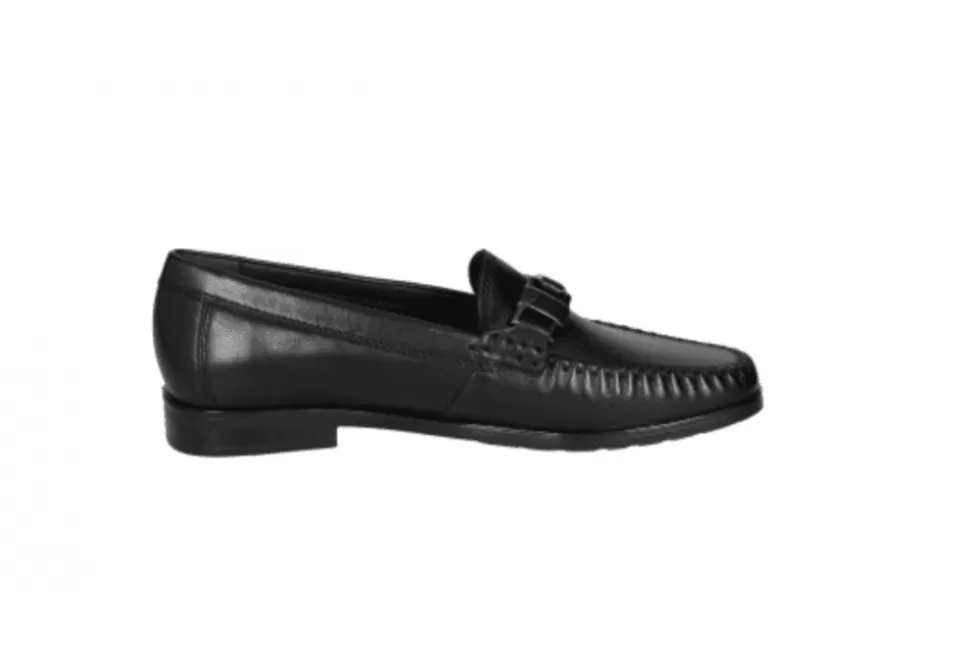 Women Sioux Casual-Cambria Chained Smooth Leather Loafer