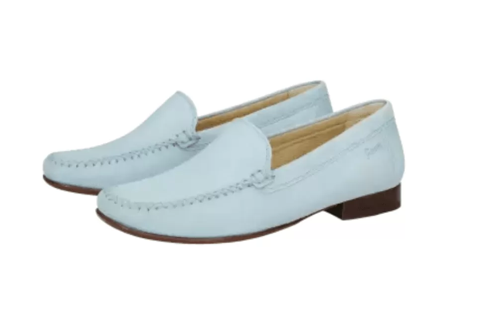 Women Sioux Loafers-Campina Suede Moccasin