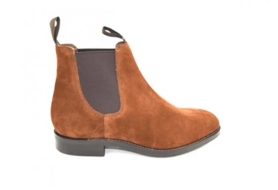 Women Loake Boots-Chatterley Suede Chelsea Boot