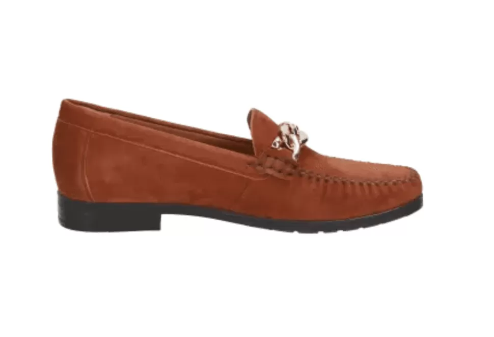 Women Sioux Loafers-Cortizia 726 Chain Loafer