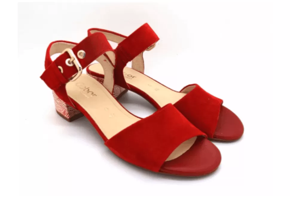 Women Gabor Court Shoes & Heels-Faith Heeled Strap Sandal