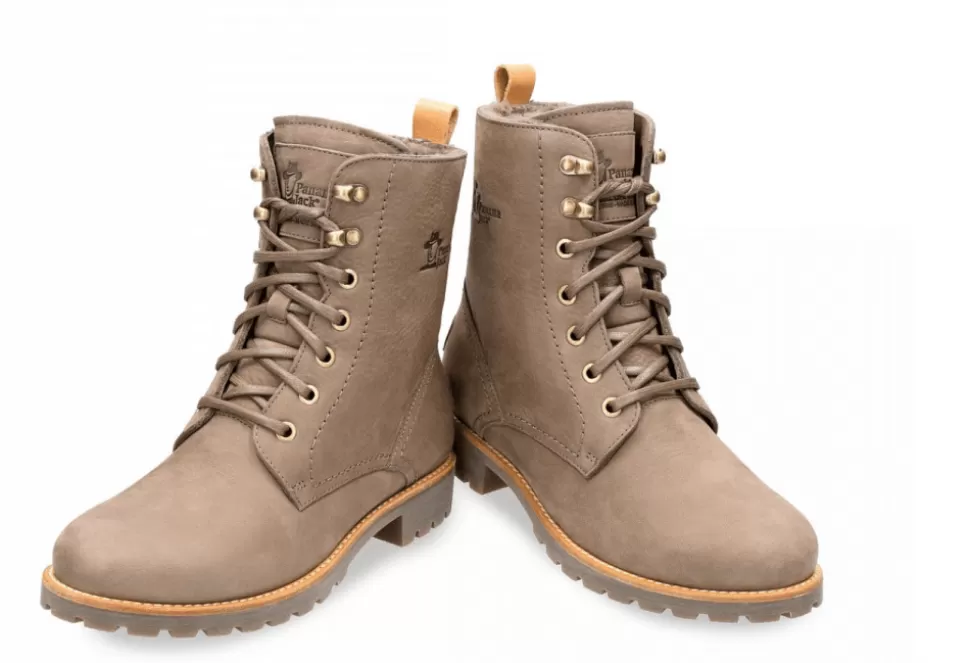 Women Panama Jack Boots-Fara Igloo Trav B5 Grey