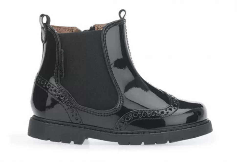 Girls Start- Rite Boots-Girls Chelsea Patent Boot