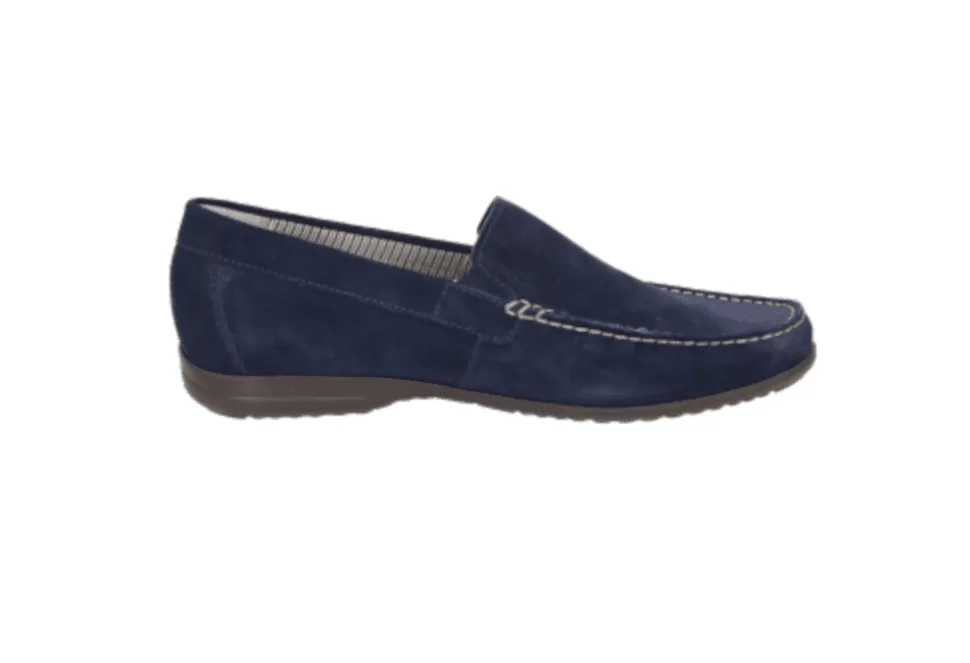 Men Sioux Casual-Giumelo 700 Suede Slip On Loafer