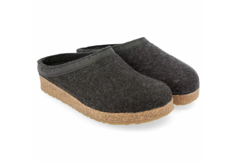 Men Haflinger Slippers-Grizzly Torben Mule Slipper