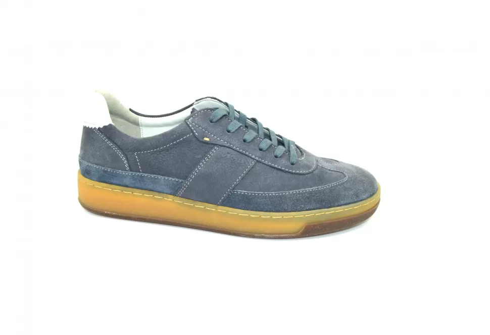 Men Sioux Comfort-Hopper Suede Trainer