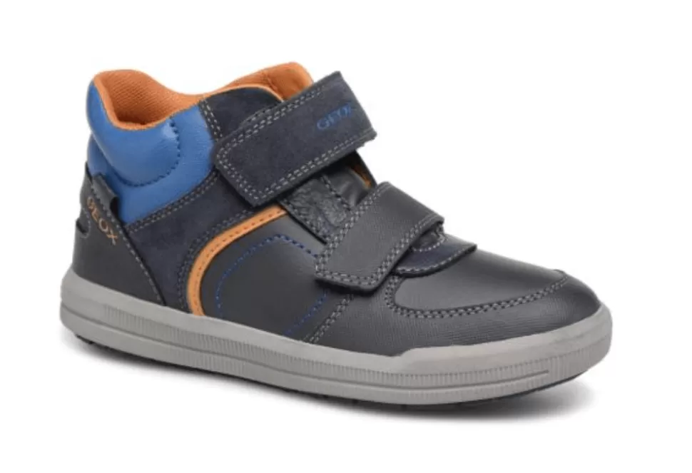 Boys Geox Boots-J Arzach Hi Top Trainer