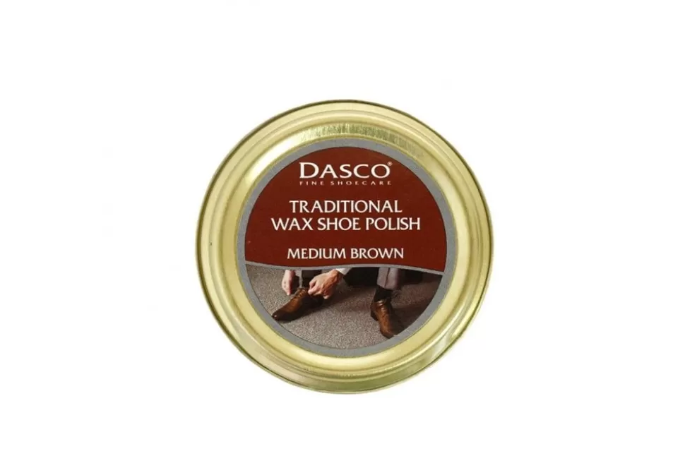 Dasco Shoe Care-Medium Brown Wax