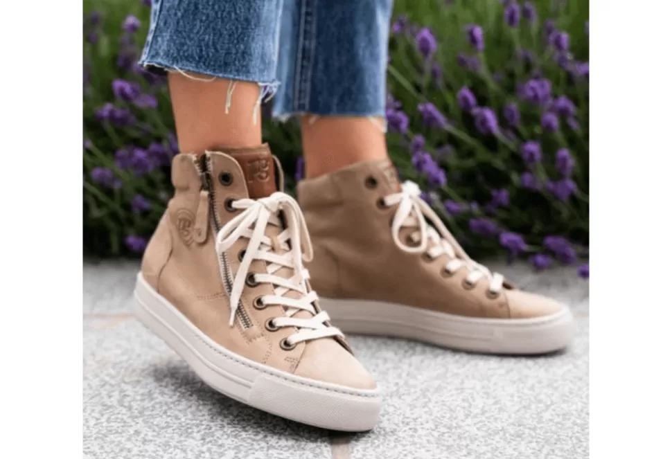 Women Paul Green Casual-Pebble Hi-Top Trainer