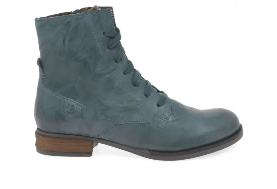 Women Josef Seibel Boots-Sanja 01 Lace Up Ankle Boot