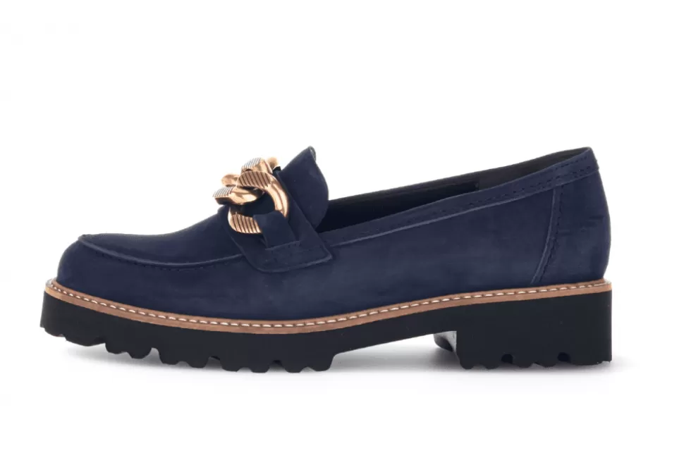 Women Gabor Loafers-Squeeze Chain Loafer