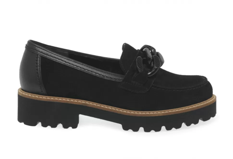 Women Gabor Loafers-Squeeze Chain Loafer