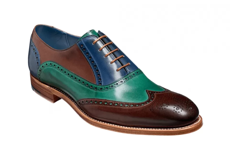 Men Barker Brogues-Valiant Hand Painted Brogue