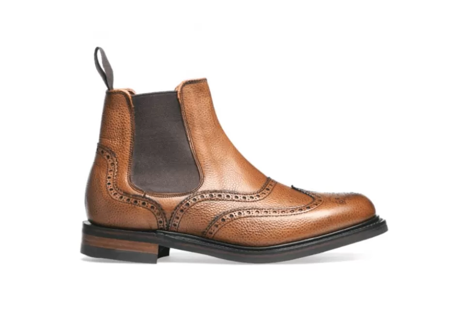 Women Cheaney & Sons Boots-Victoria R Wingcap Brogue Chelsea Boot