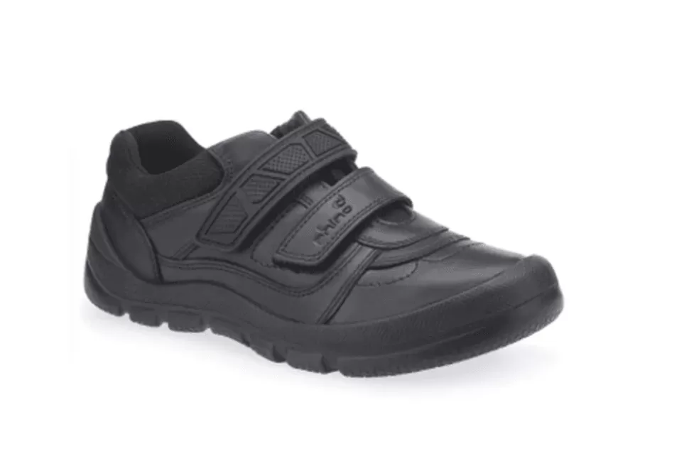 Boys Start- Rite School Shoes-Warrior Velcro Strap Boys School Shoe